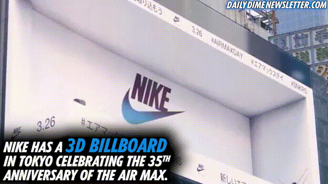 Nike 3d Billboard